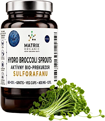 HYDRO BROCCOLI SPROUTS 400mg, 60+10% kps GRATIS